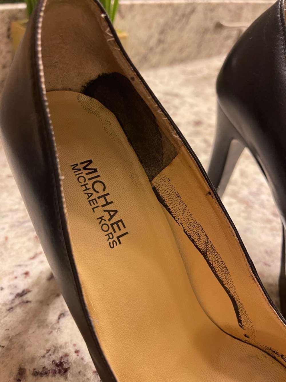 MICHAEL Michael Kors Black Leather Buckle Platform Pump - Picture 9 of 9